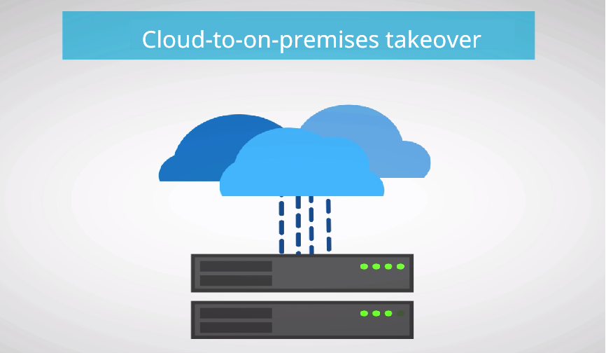 Cloud-to-on-premises takeover